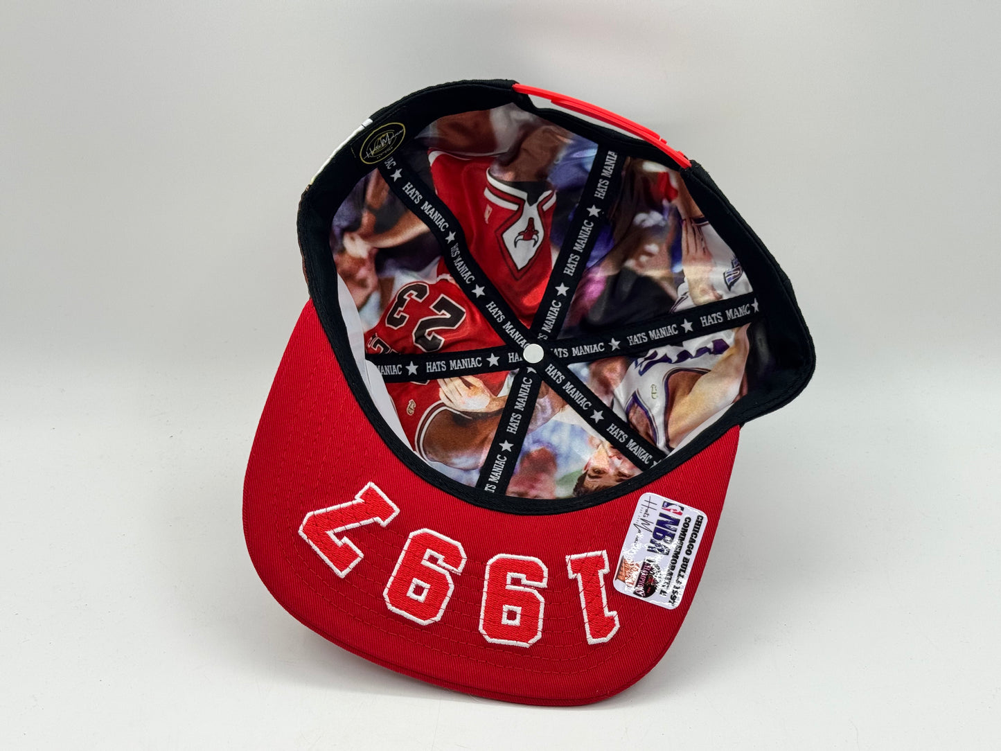 BULLS 1997 Commemorative – Red/Black General Release by Hats Maniac