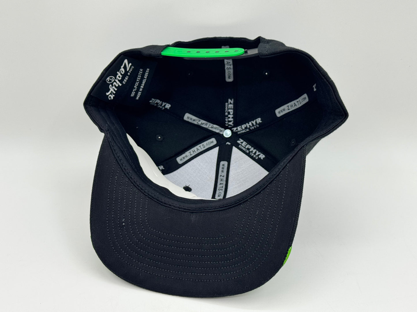 Savannah Ghost Pirates Snapback Cap – Black / Green
