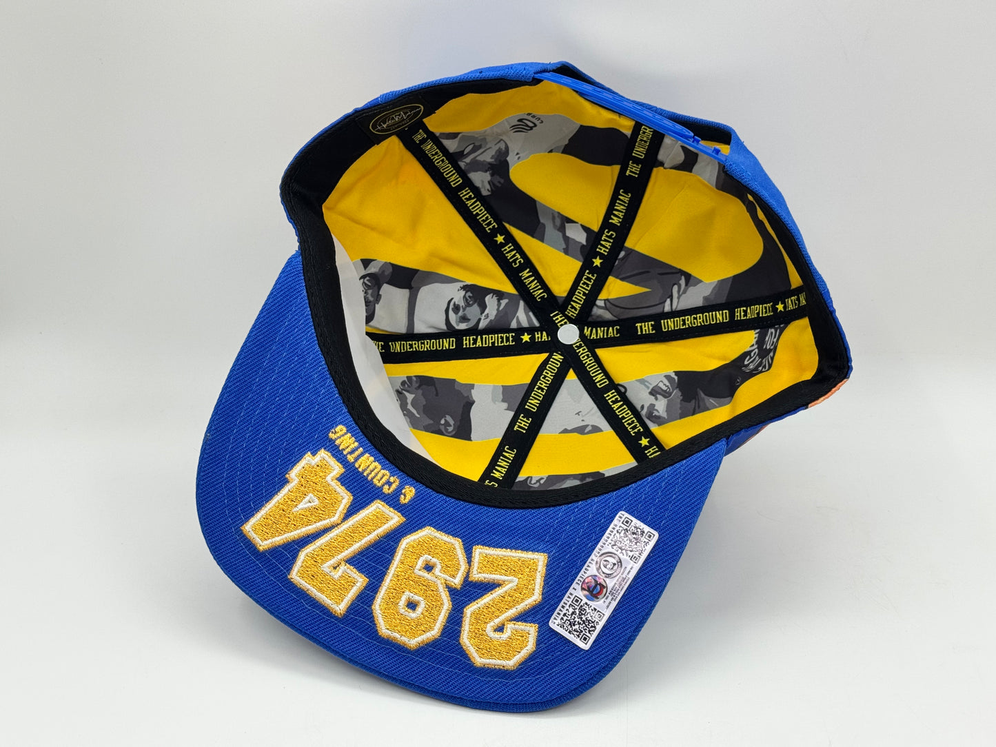 GSW Stephen Curry 2974 Blue by Hats Maniac