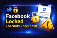 🔒 Facebook Locked / Security Checkpoint