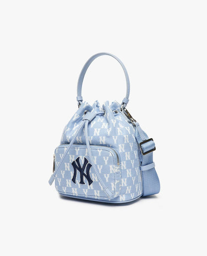 MLB Monogram Jacquard Bucket Drawstring Bag