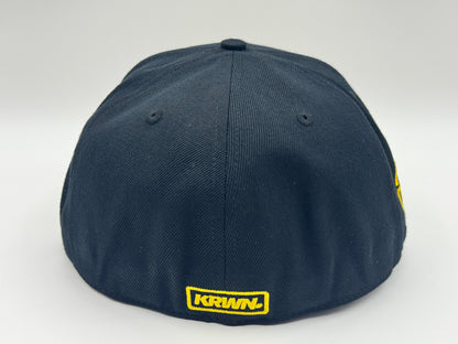 YOTS - Triple Black YellowGold by KRWN (Size 7 5/8)