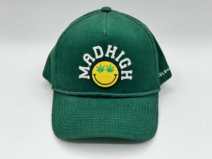 MADHIGH Corduroy Cap – Green (Field Grade)