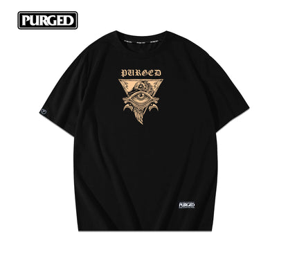 PURGED OMEN Oversized Graphic T-Shirt (Small - 4XL)