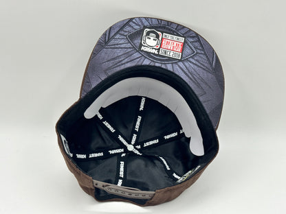 “Underrated” Snapback Cap – Brown by KRWN