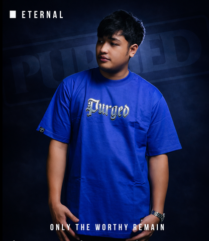 PURGED ETERNAL Oversized Graphic T-Shirt