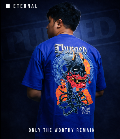 PURGED ETERNAL Oversized Graphic T-Shirt
