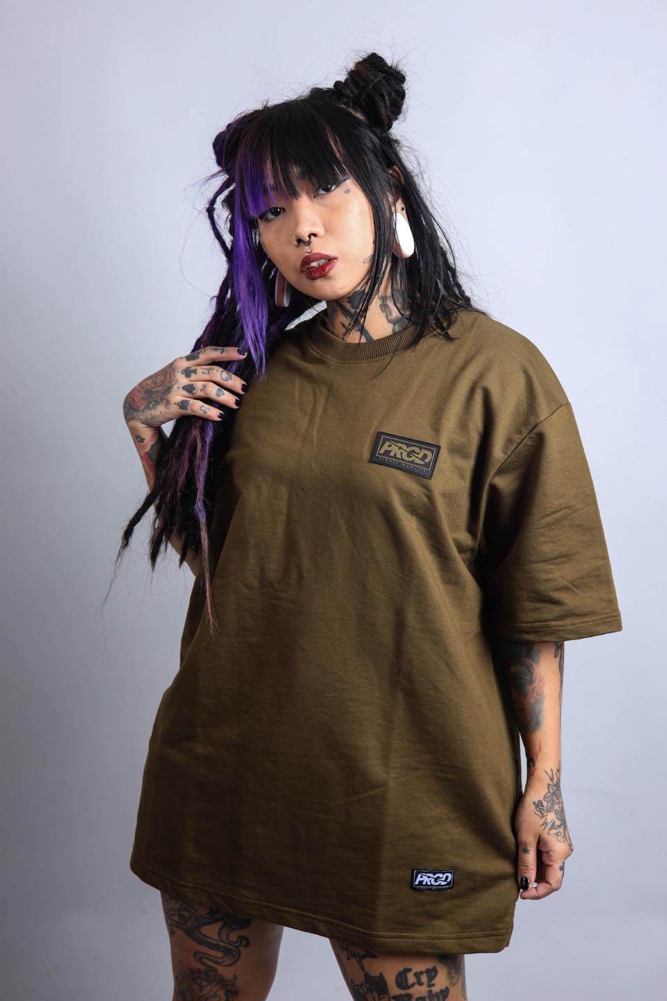 PURGED OG ELK Oversized Graphic T-Shirt