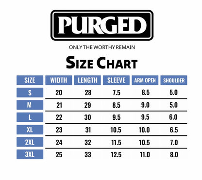 PURGED VESTAL Oversized Graphic T-Shirt