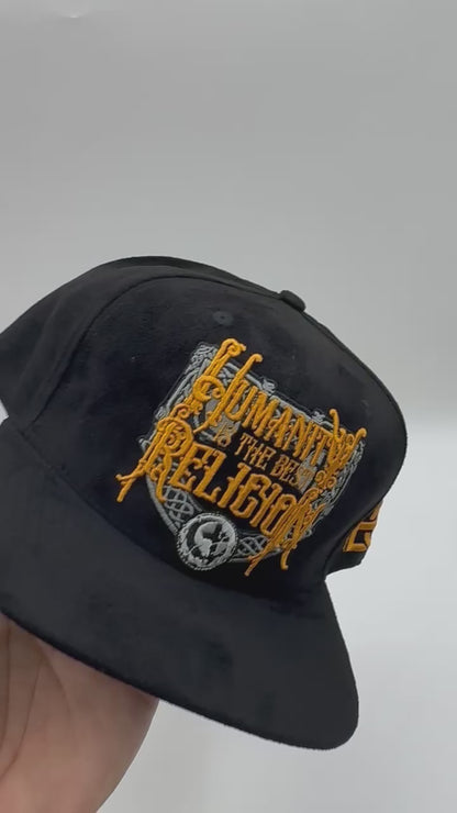 Humanity is the Best Religion Suede Snapback by Bandila Clothing