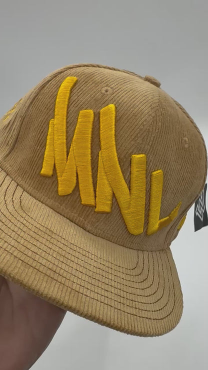 MNL Bible Corduroy Snapback by WIP CAPS x PKC (Deadstock)