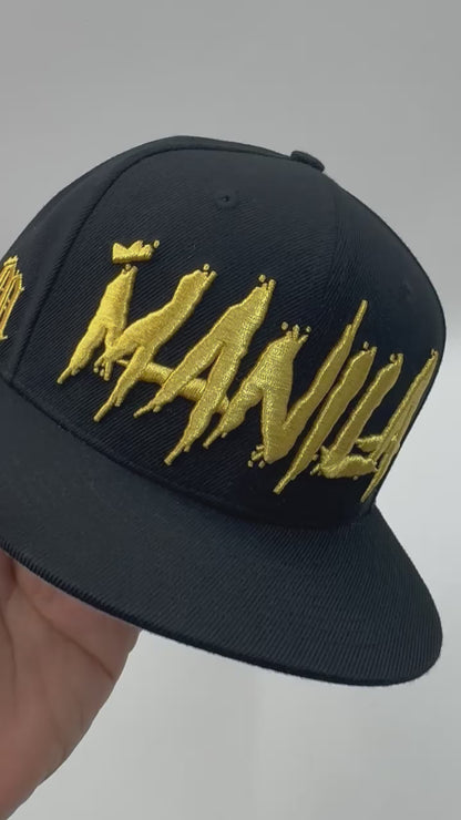 Manila Kings Black/Gold Snapback by KRWN