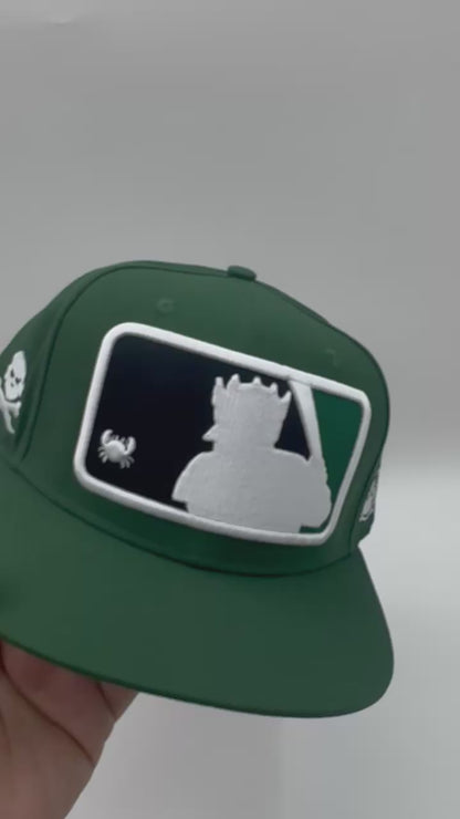 Kill Crab Green Snapback by KRWN