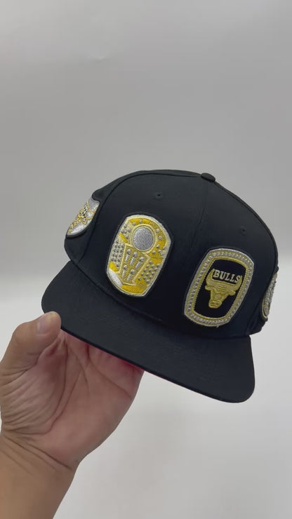 Six Rings Bulls Snapback by ROBJs Apparels