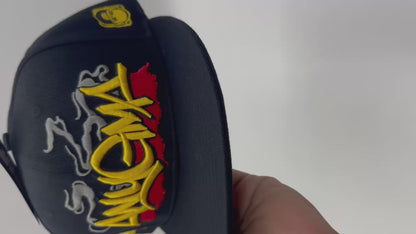 Anygma Black Snapback – KRWN x FlipTop