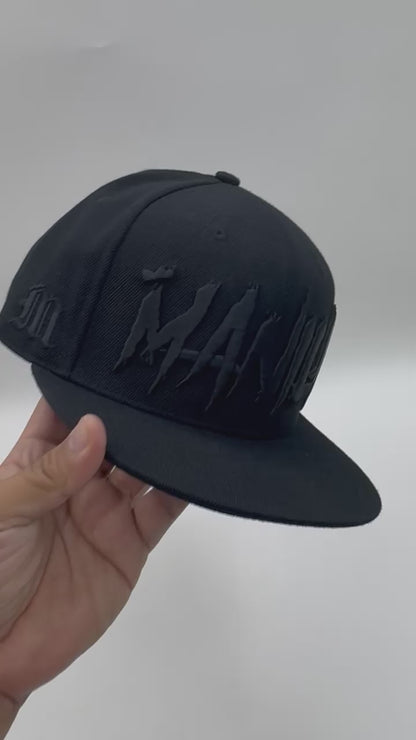 Manila Kings Triple Black Snapback by KRWN