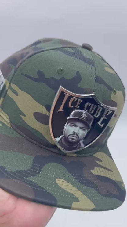Hustle4D Ice Cube Metal Badge Camo by Hustle4D