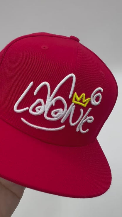 Loonie Snapback RED by KRWN x Capital L