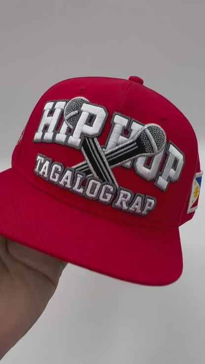 HIP HOP Tagalog Rap Red Cap by Hustle4D