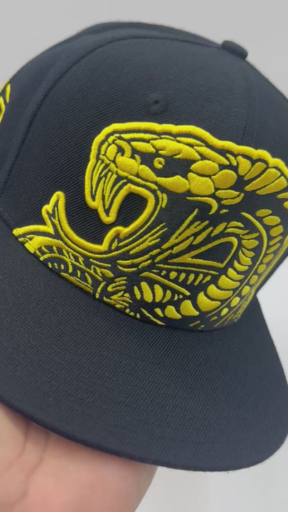 YOTS - Triple Black YellowGold by KRWN (Size 7 5/8)