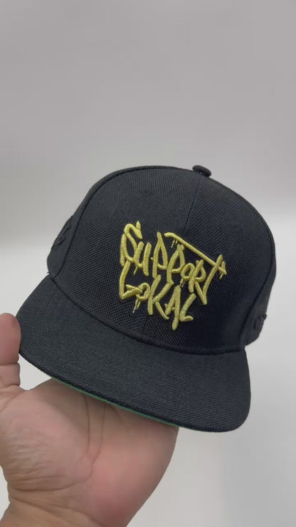 “Support Lokal” Strawhat Snapback by WIP Caps x Fivers Clothing x Gear Head Online