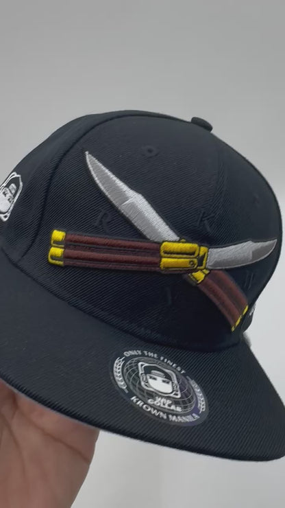 Balisong Snapback by KRWN x WIP Caps (Numbered Edition #1) DEADSTOCK