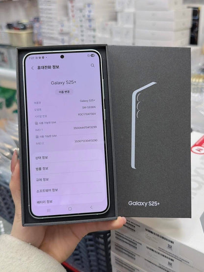 SAMSUNG GALAXY S25+ 5G 256GB LIKENEW (34,000 + SF)
