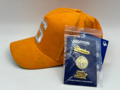 Starter “S” Corduroy Snapback (Orange)