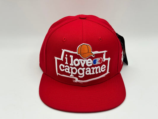 I love Cap Game Red by Theitz Capzone