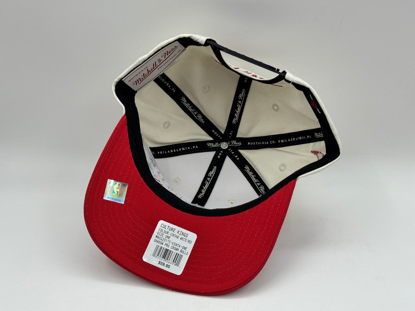 Chicago Bulls Snapback (White/Red) – Mitchell & Ness