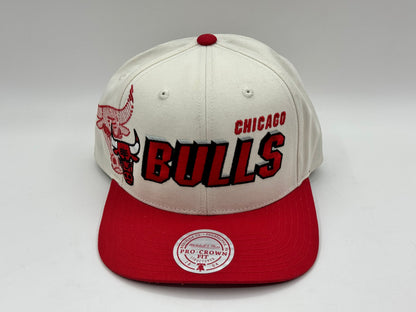 Chicago Bulls Snapback (White/Red) – Mitchell & Ness