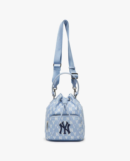 MLB Monogram Jacquard Bucket Drawstring Bag