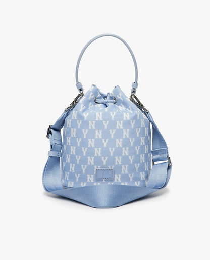MLB Monogram Jacquard Bucket Drawstring Bag
