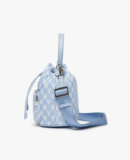 MLB Monogram Jacquard Bucket Drawstring Bag