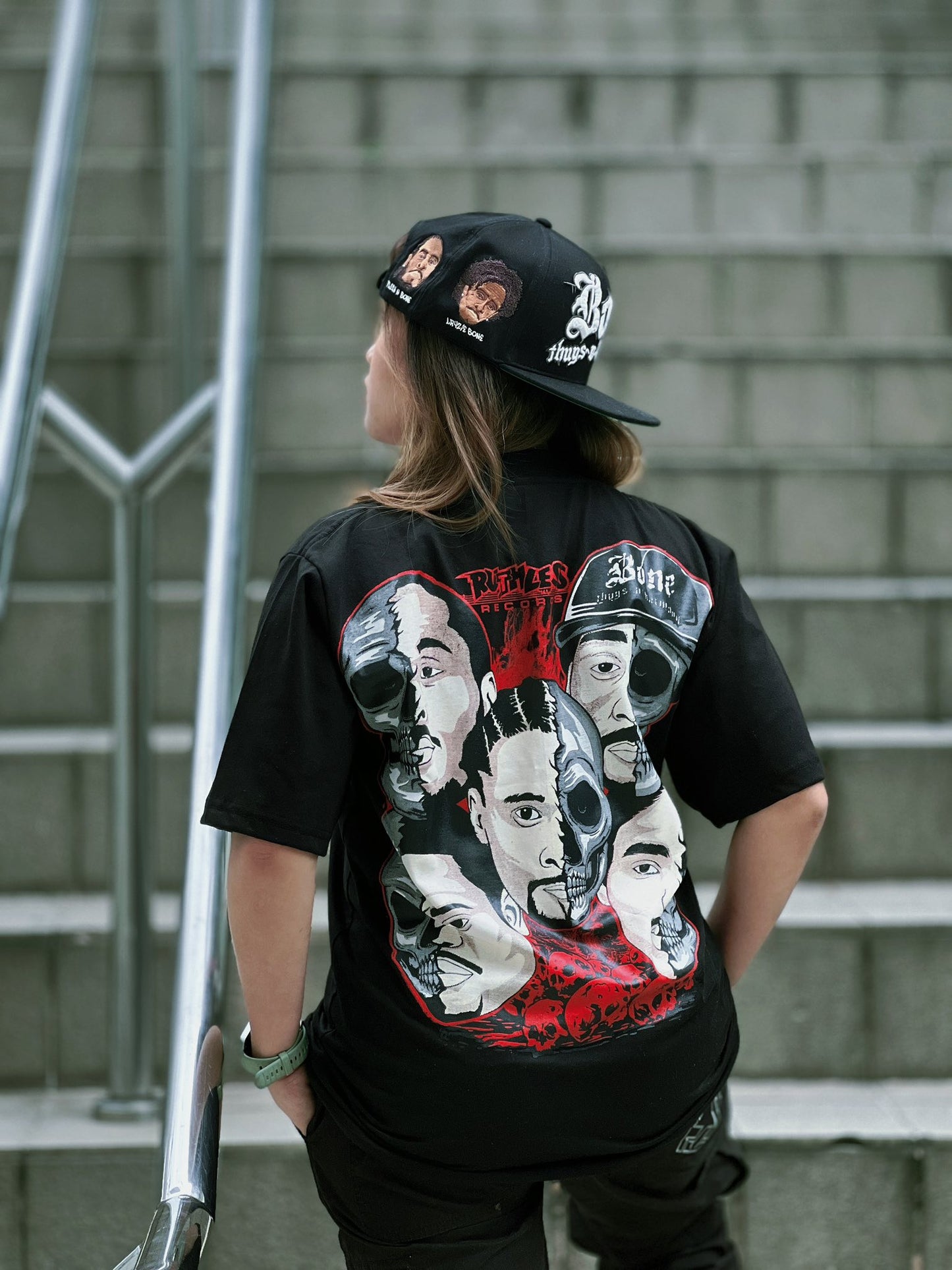 Bone Thugs-N-Harmony Graphic Oversized T-Shirt by Hustle4D (Deadstock)