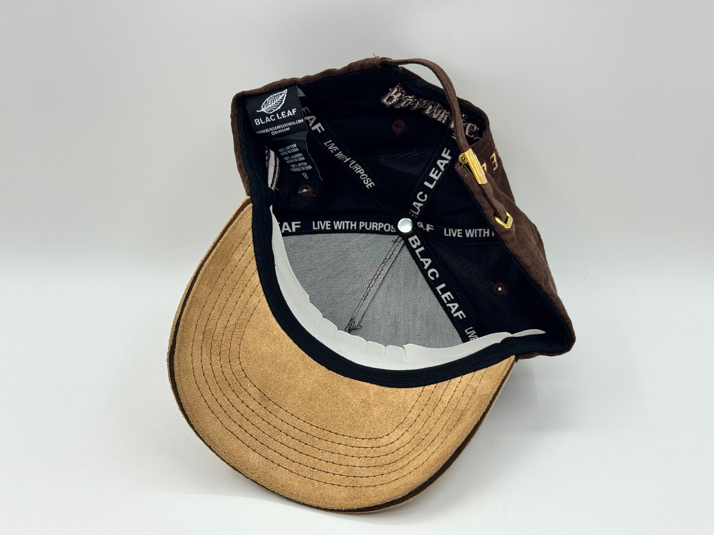Black Leaf Country Dad Hat – Brown / Khaki
