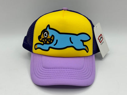 Ice Cream Running Dog Trucker Cap – Yellow / Purple