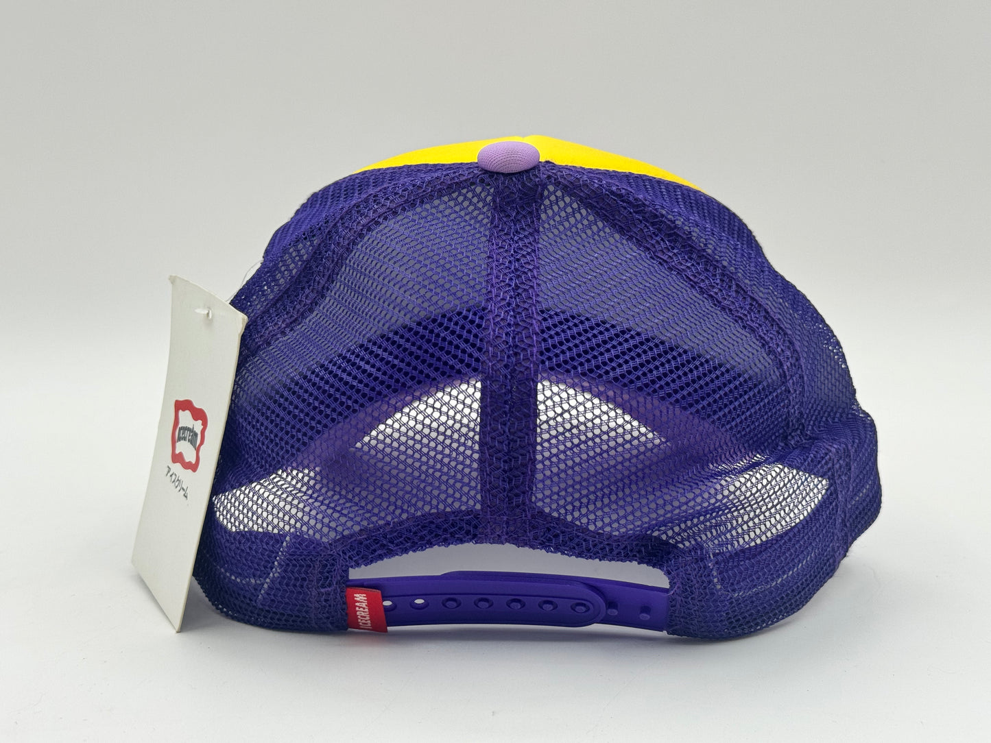 Ice Cream Running Dog Trucker Cap – Yellow / Purple