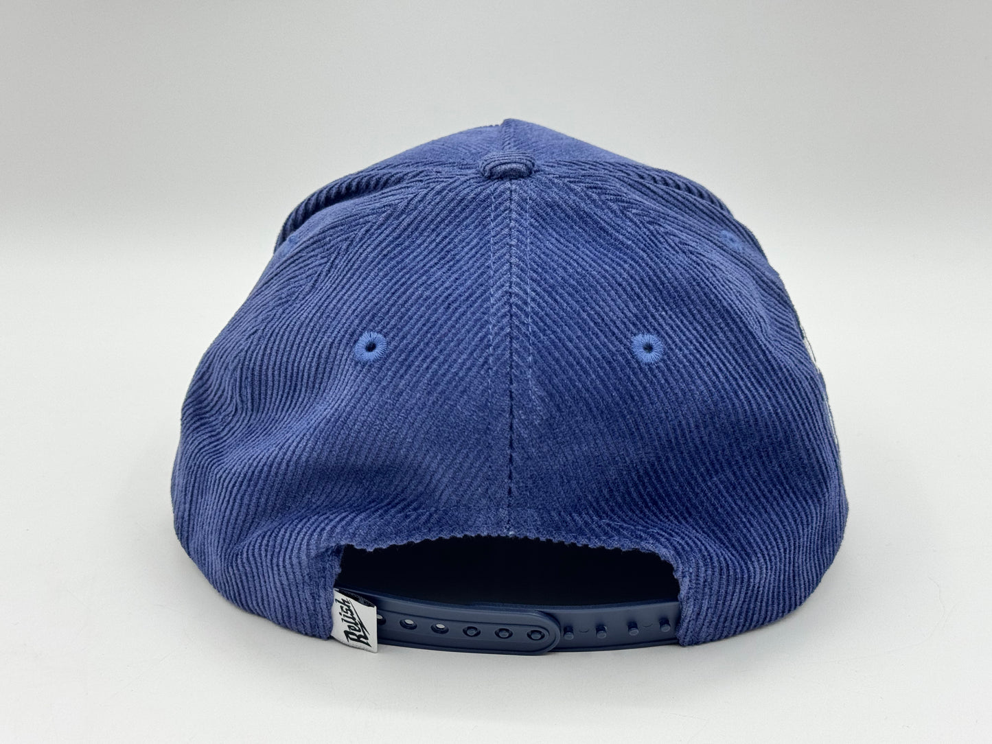 Mr. Beef Corduroy Snapback Cap – Blue