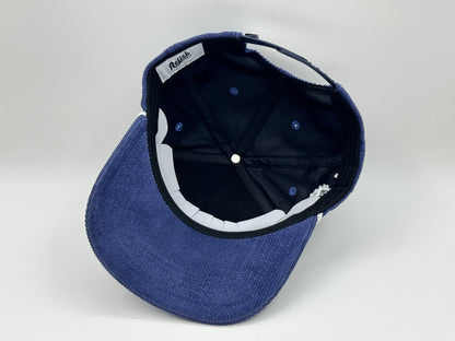 Mr. Beef Corduroy Snapback Cap – Blue