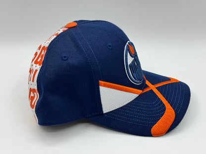 Oilers Snapback Cap – Navy / Orange