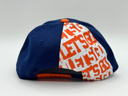 Oilers Snapback Cap – Navy / Orange
