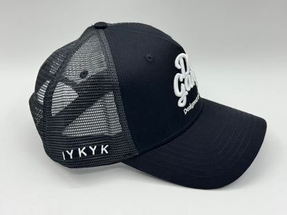 Dad Gang Mesh Trucker Cap – Black