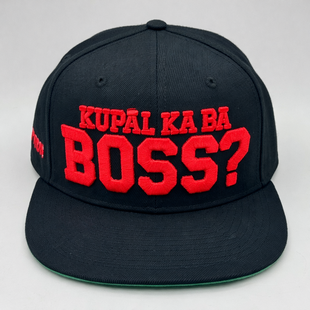 “Kupal Ka Ba Boss?” Snapback Cap by Ato Class S x Malupiton