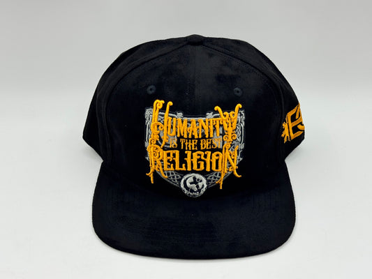 Humanity is the Best Religion Suede Snapback by Bandila Clothing