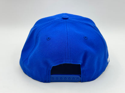 Blue Paisley “W” Snapback by WIP CAPS x Brodiecaps