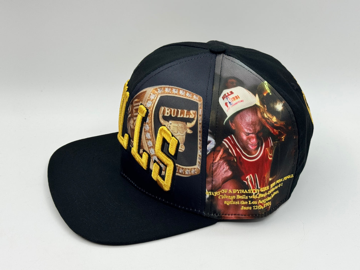 BULLS 1991 Commemorative – RARE Black by Hats Maniac