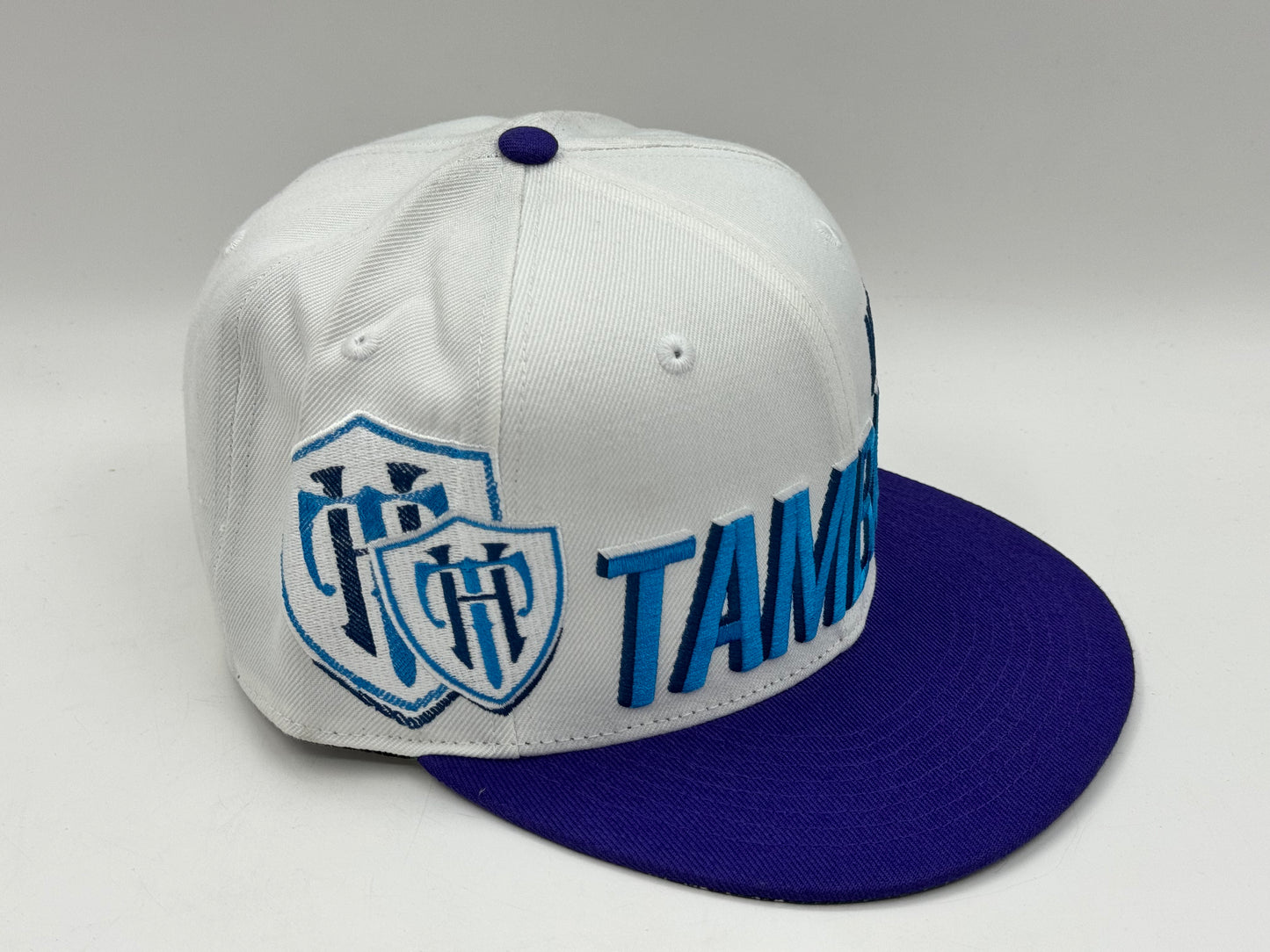 Hindi Tambay Promo Cap V2 – White/Purple Snapback