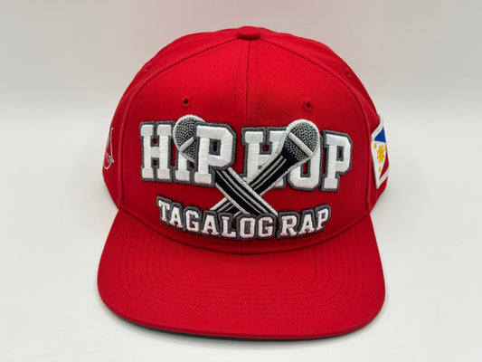 HIP HOP Tagalog Rap Red Cap by Hustle4D