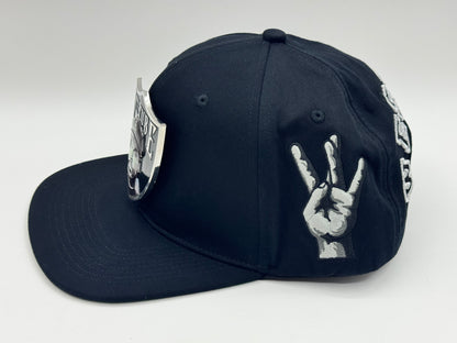 Hustle4D Ice Cube Metal Badge Snapback – Black